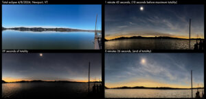 Eclipse of April 8, 2024, Newport, VT