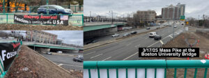 March 17 2025 - Mass Turnpike at the Boston Univeristy Bridge ‣ I Have An Idea March 17 2025 - Mass Turnpike at the Boston Univeristy Bridge
