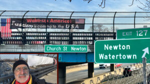 Newton_20250325 ‣ I Have An Idea banner display Newton, MA 3/25/2025